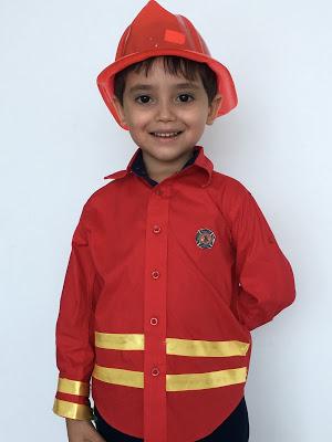 Cómo hacer un vestido de bombero es 1, 2, 3!