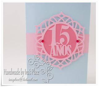 Invitación Cumpleaños - Sweet 15 - Quinceañeara - Rose Quartz & Serenity Color Palette.