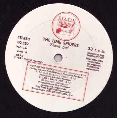 The Lime spiders -Slave girl Mlp 1985