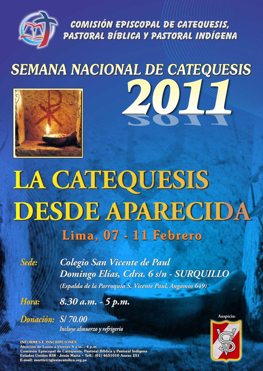 EN PERÚ: DEL 7 AL 11 DE FEBRERO SE LLEVARÁ A CABO LA SEMANA NACIONAL DE CATEQUESIS