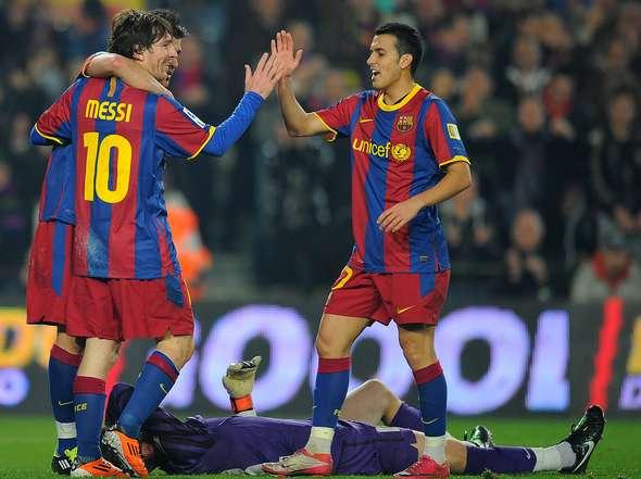 “Hat Trick” de Messi y victoria récord del Barcelona ante el Atlético