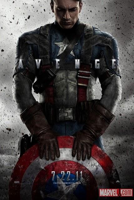 Gran póster de 'Captain America: The First Avenger'