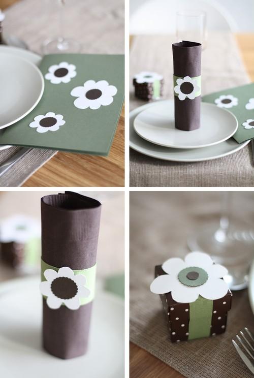 DIY: Flores retro en la mesa