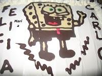 Tarta de Bob esponja cumpleaños de Carlos Tarta de Bob esponja cumpleaños de Carlos