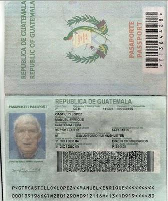 Publican foto del pasaporte guatemalteco que usó Posada Carriles, pieza clave en el juicio por mentir Publican foto del pasaporte guatemalteco que usó Posada Carriles, pieza clave en el juicio por mentir