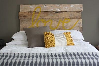 DECO-RECICLA: CABECERO HECHO CON PALETS DECO-RECICLA: CABECERO HECHO CON PALETS