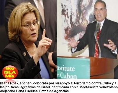 La congresista estadounidense Ros-Lehtinen se identifica públicamente al terrorista Peña Esclusa