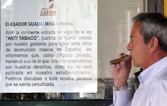 La Junta multa con 145.000 euros al asador de Marbella insumiso a la ley antitabaco