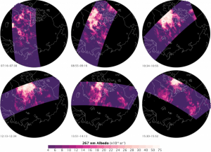 Las misteriosas nubes noctilucentes vistas desde el espacio