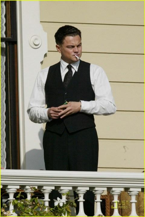Leonardo DiCaprio on the set of 'J. Edgar' Primeras imágenes de Leonardo DiCaprio como J.Edgar