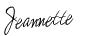 firma Jeannette firma Jeannette