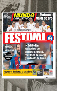 Si el Barcelona mete 6 goles al Betis y si lo hace el Madrid (Mundo Deportivo)