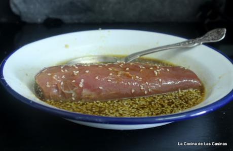 Tataki de Solomillo de Cerdo