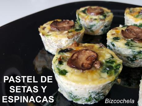 PASTEL DE SETAS Y ESPINACAS