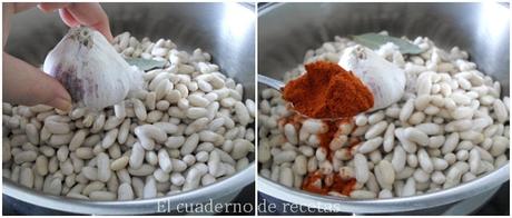 Alubias Blancas con Chorizo