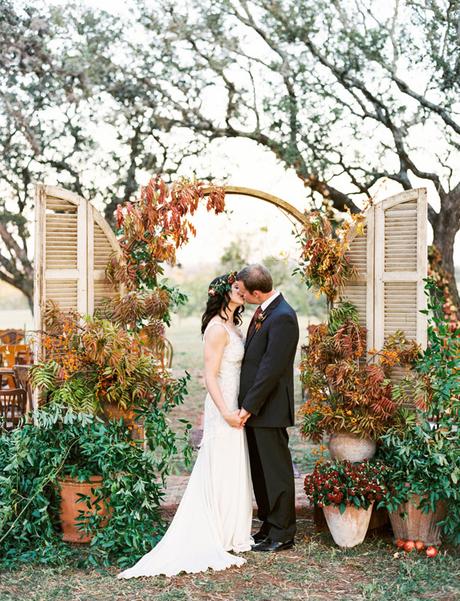 Boda Otoñal decorada con Hojas de Balcones. Boda Otoñal decorada con Hojas de Balcones.