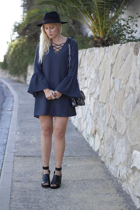 BELL SLEEVE DRESS