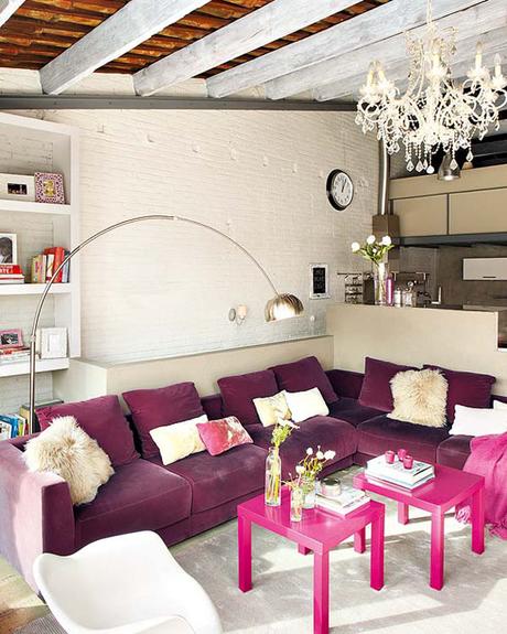 Un loft con un toque de... ROSA