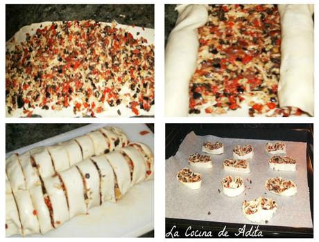 Palmeras rellenas Palmeras rellenas