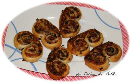 Palmeras rellenas Palmeras rellenas