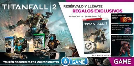 GAME desvela el contenido de sus ediciones exclusivas e incentivos por reservar Titanfall 2 titanfall-2