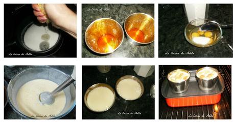 Flan de huevos con biscotes Flan de huevos con biscotes