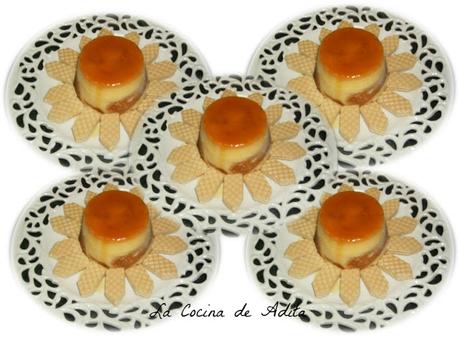 Flan de huevos con biscotes Flan de huevos con biscotes