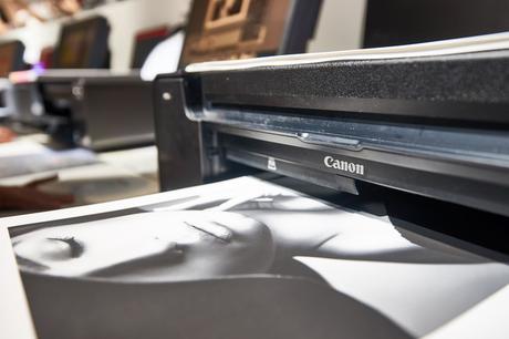 Canon Printer Stock Photo