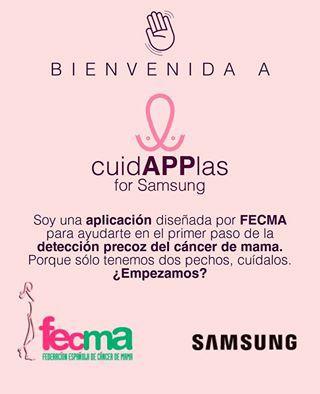 CUIDAPPLAS: LA APLICACIÓN DE SAMSUNG PARA LA PREVENCIÓN DEL CÁNCER DE MAMA CUIDAPPLAS: LA APLICACIÓN DE SAMSUNG PARA LA PREVENCIÓN DEL CÁNCER DE MAMA