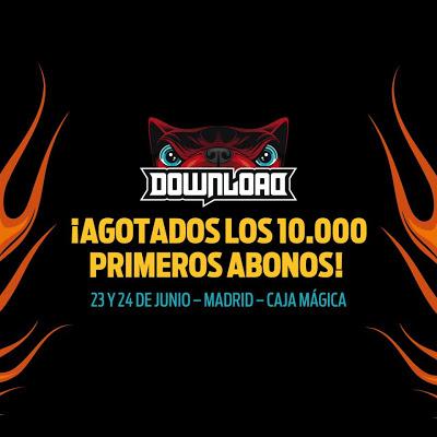 Agotados en 30 minutos los primeros 10.000 abonos para el Download Festival España (con System of a Down) Agotados en 30 minutos los primeros 10.000 abonos para el Download Festival España (con System of a Down)