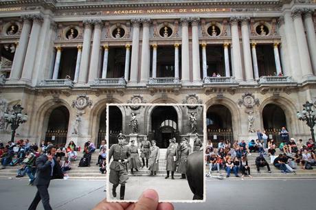 fotografías de París ayer y hoy