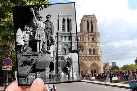 fotografías de París ayer y hoy