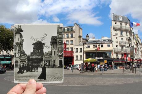 fotografías de París ayer y hoy