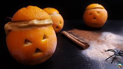 Helado de calabaza asada y naranja