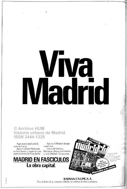 Madrid, una gran obra en fascículos Madrid, una gran obra en fascículos