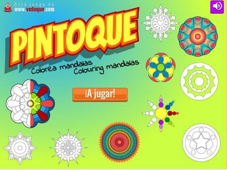 Pintoque: colorea mandalas