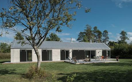 Casa de Vacaciones en Estilo Minimalista Casa de Vacaciones en Estilo Minimalista