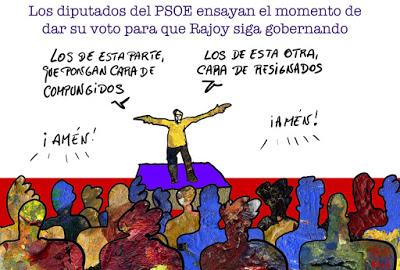 El PSOE, humillado y dividido; González y Cebrián, boicoteados.
