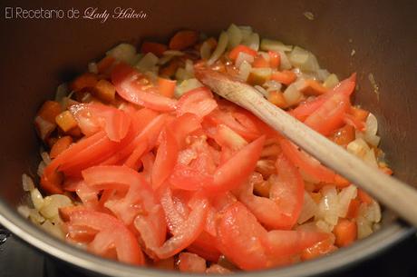 Marmitako de atún y salmón