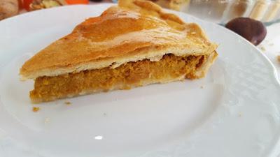 Pie calabaza de halloween