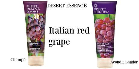 Desert Essence: champú y acondicionador a la uva italiana