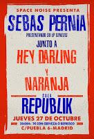 Concierto de Naranja, Hey Darling y Sebas Pernía en Sala Republik