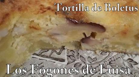 TORTILLA DE PATATA CON BOLETUS Y AIG 2016 TORTILLA DE PATATA CON BOLETUS Y AIG 2016
