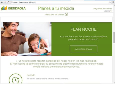 La nueva factura por tarificación horaria Iberdrola. Plan noche