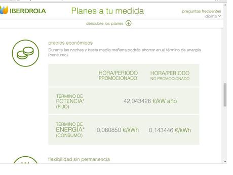La nueva factura por tarificación horaria Iberdrola. Precios del plan noche