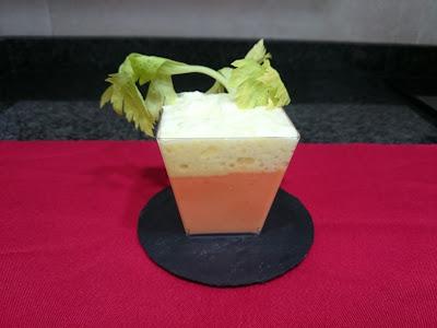 CREMA DE TOMATE CON ESPUMA DE ACEITE QUARYAT DILL