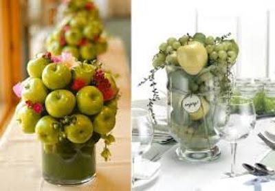 Decoración con frutas para tu boda. Decoración con frutas para tu boda.