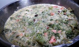 Quiché de Brócolis y Salmón Quiché de Brócolis y Salmón