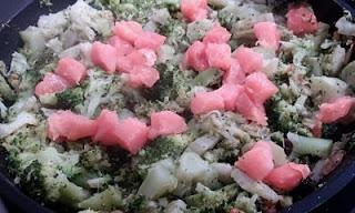 Quiché de Brócolis y Salmón Quiché de Brócolis y Salmón