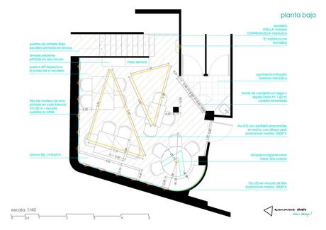 planta detallada de planta sótano - emmme studio